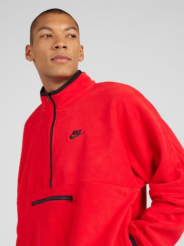 Nike Sportswear Mikina 'Club Polar' - Červená