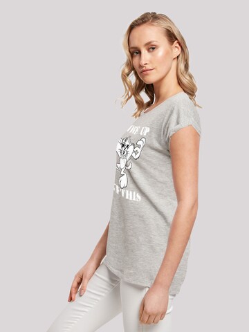 F4NT4STIC T-Shirt 'Looney Tunes Taz I Woke Up Like This' in Grau