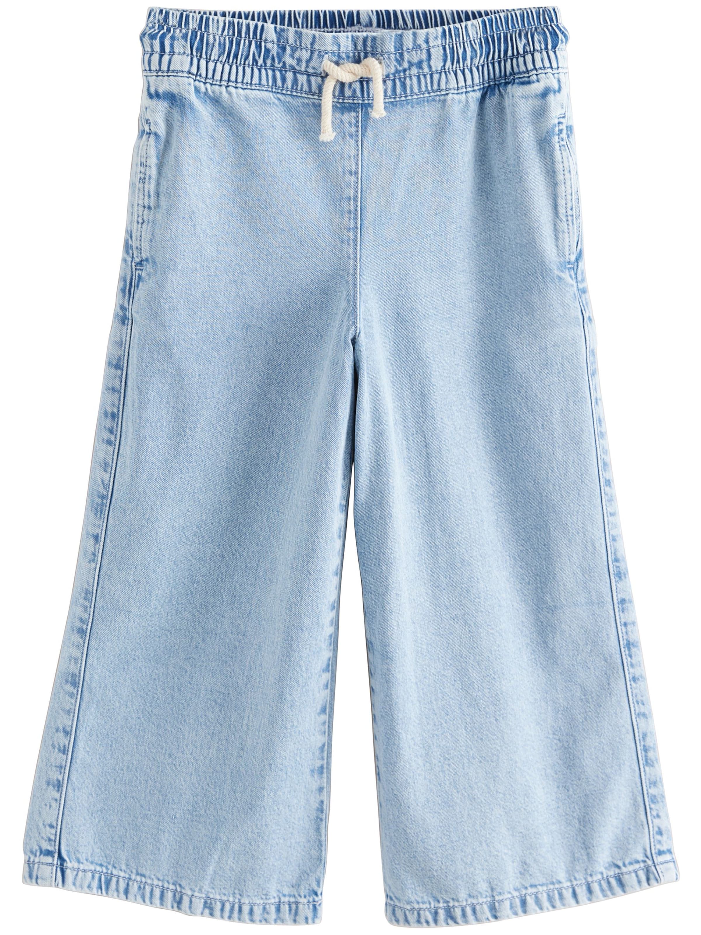 Wide leg Jeans de la Next pe albastru: față