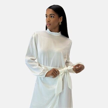 Elara Dress in White