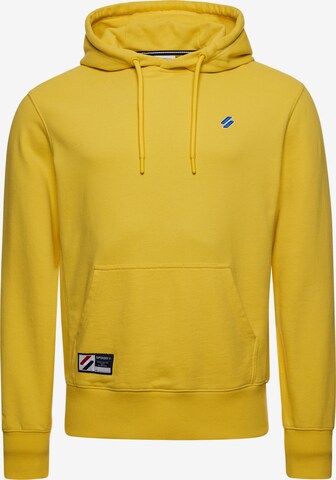 Superdry Sweatshirt in Yellow: front