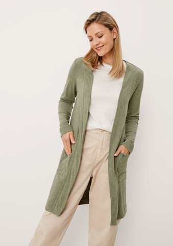 s.Oliver Knit cardigan in Green: front