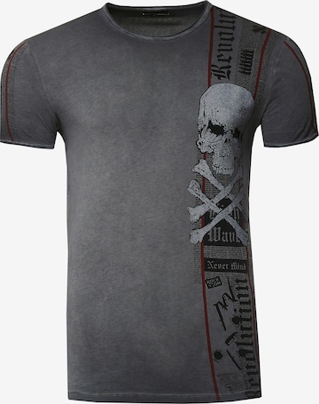 Rusty Neal T-Shirt in Grau: predná strana