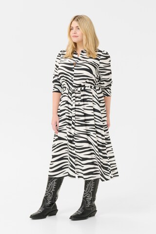 Robe 'Emina Olga' KAFFE CURVE en noir