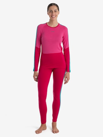 Skinny Pantaloni sportivi '200 Oasis' di ICEBREAKER in rosa