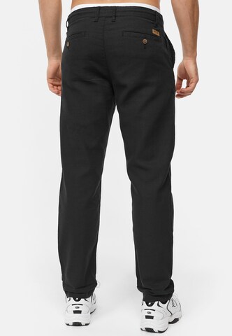 Regular Pantalon 'Clio' INDICODE JEANS en noir