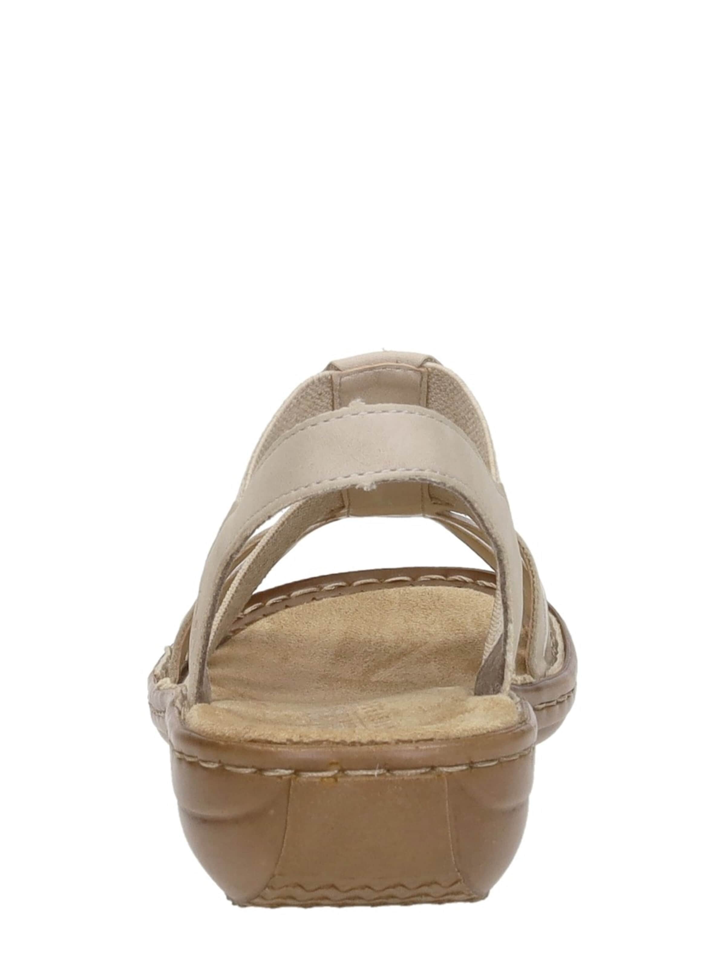 Rieker Sandaal 'Sandalen Plat' in Beige