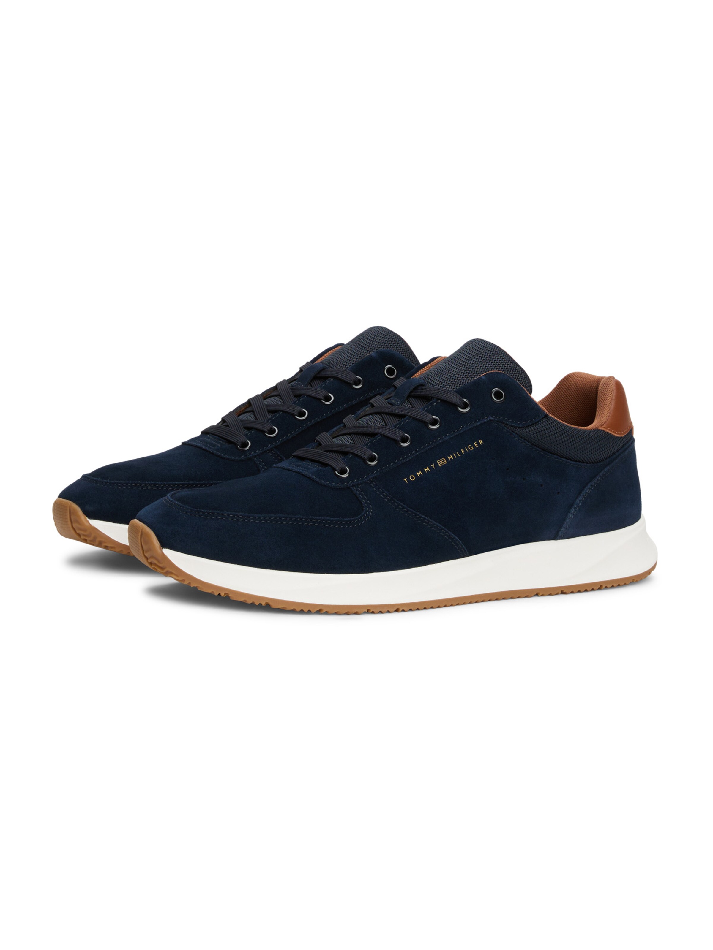 Sneaker low TOMMY HILFIGER - maro coniac / negru / alb (THS9GZX001