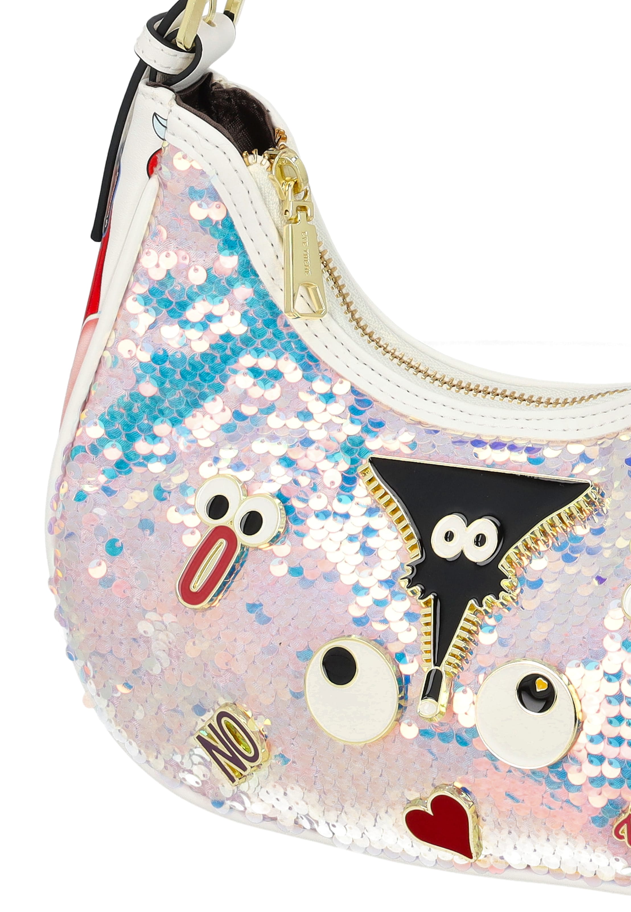 Sac bandoulière 'Pop Eyetheme' MYMO en blanc