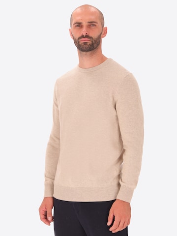 Distretto12 Trui 'Pino' in Beige: voorkant