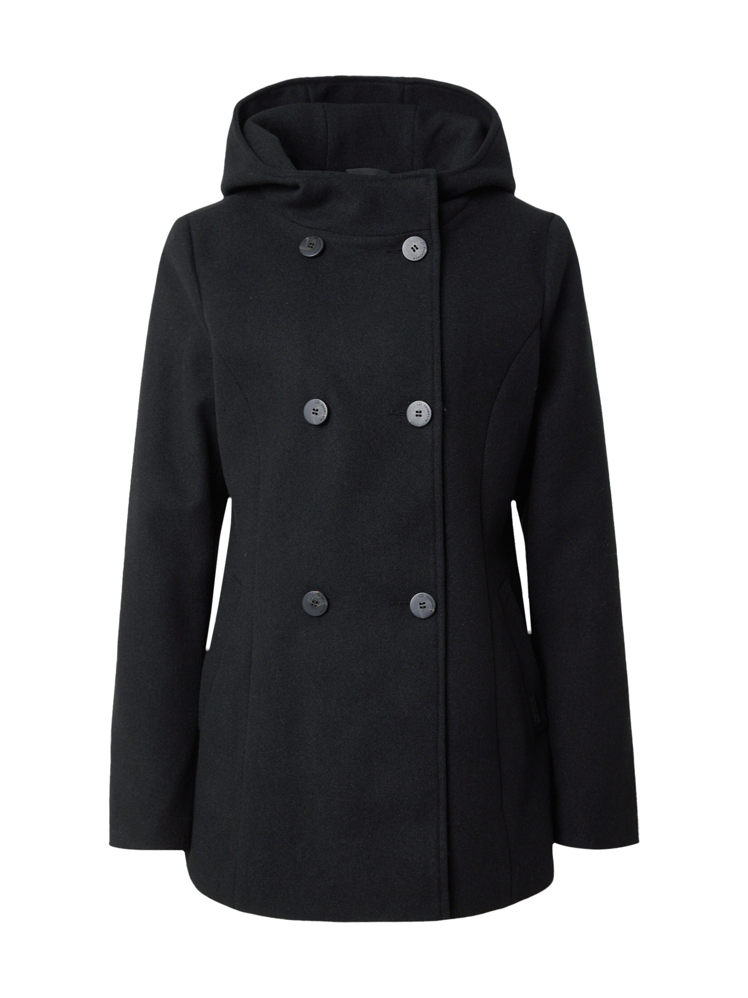 QS Tussenmantel in Zwart: voorkant