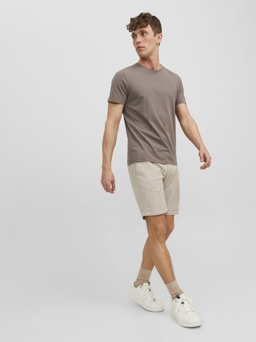 JACK & JONES Normální Chino kalhoty 'Fury' – šedá