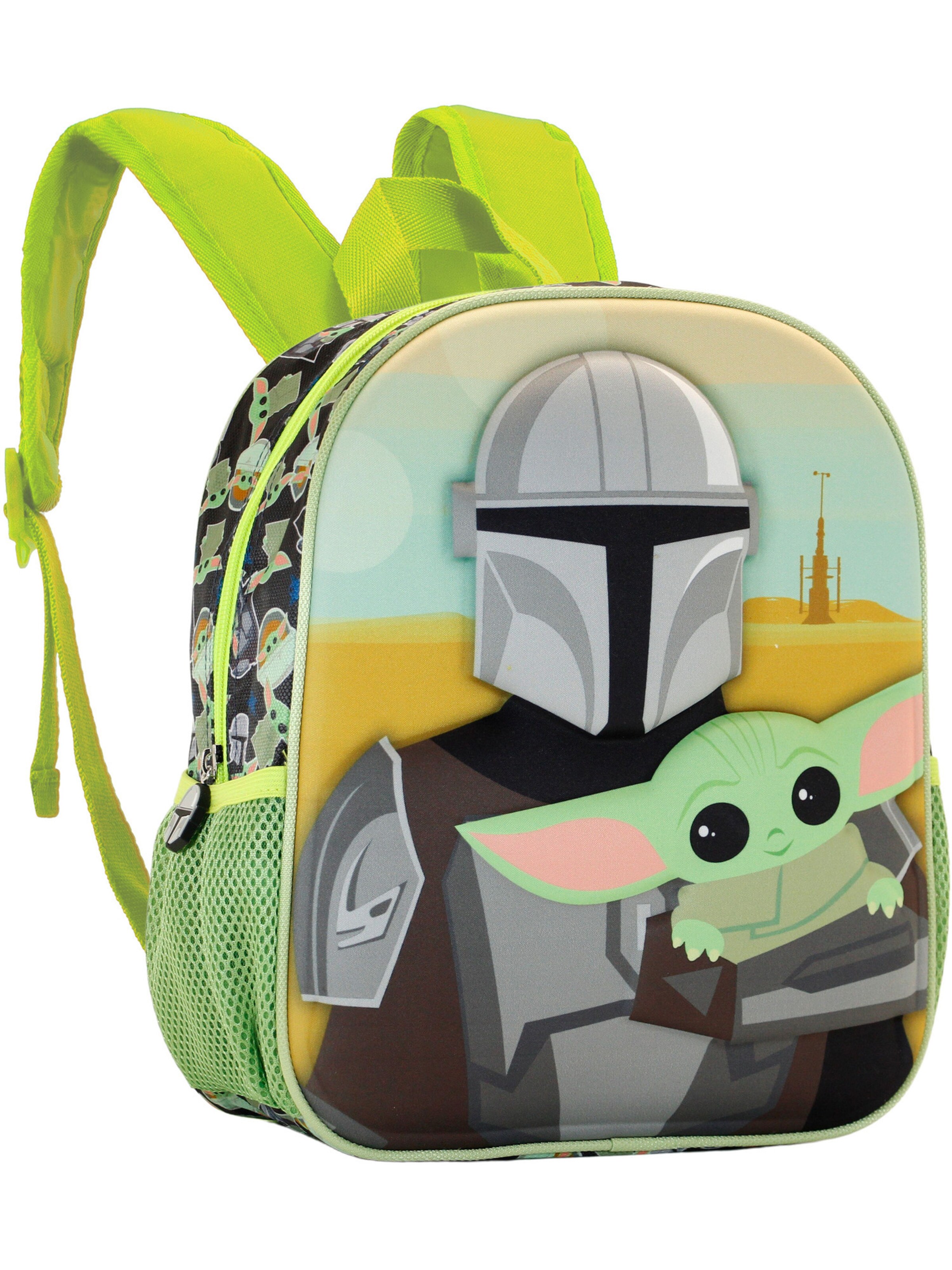 STAR WARS Rucksack 'The Mandalorian Eyes-Small 3D' in Grün
