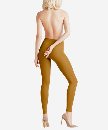 FALKE Skinny Leggingsit 'Pure Matt' värissä oranssi