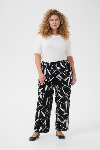KAFFE CURVE Loosefit Broek 'Dala Ami' in Zwart