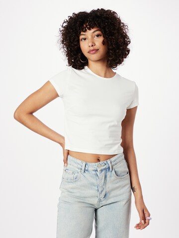 NLY by Nelly Shirt in White: front