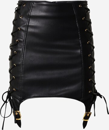 Hoermanseder x About You Skirt 'Dita' in Black: front