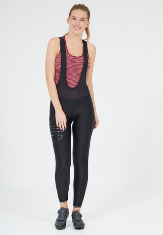 ENDURANCE Skinny Workout Pants 'Jayne' in Black: front