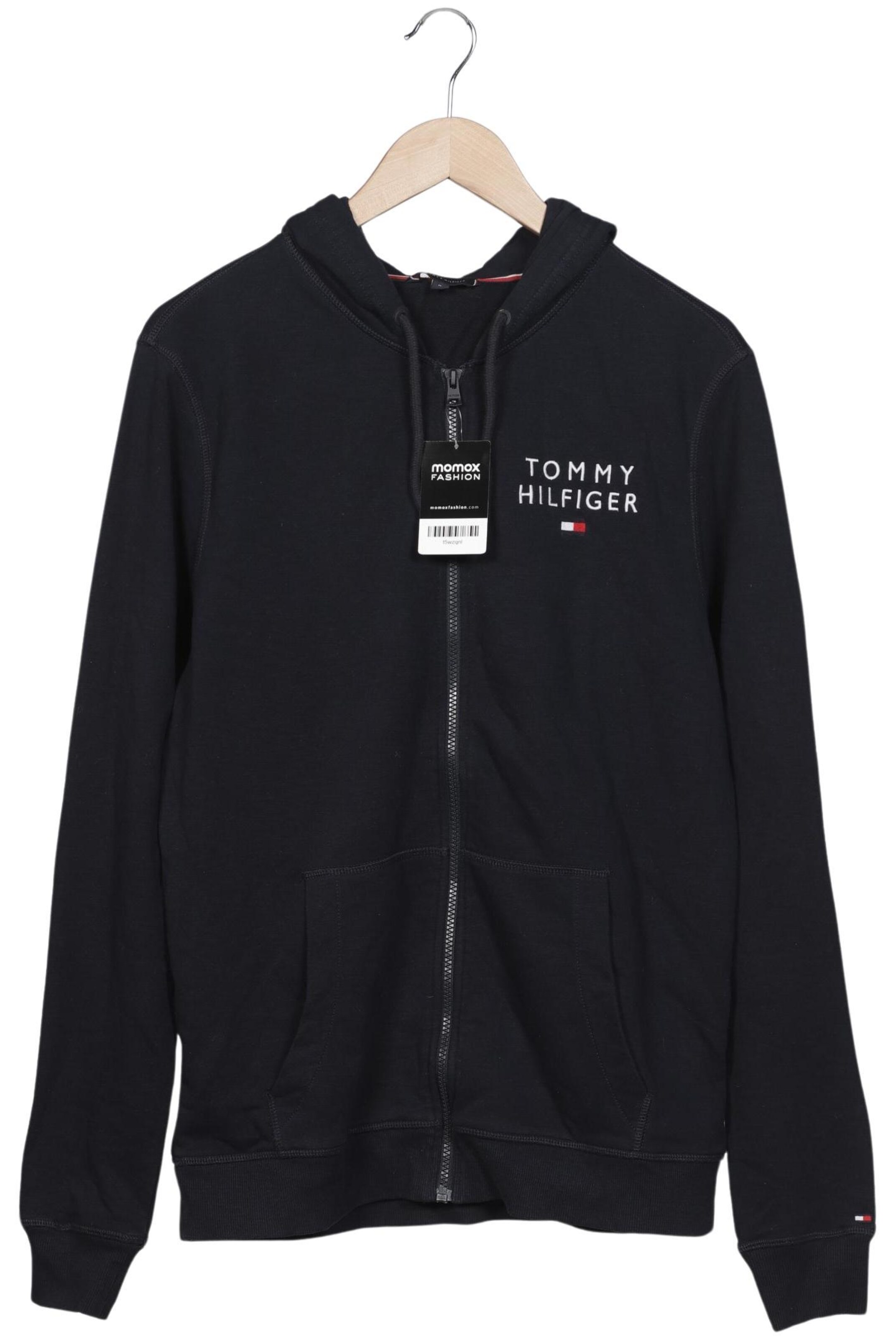 TOMMY HILFIGER Sweatshirt & Zip-Up Hoodie in M in Blue: front