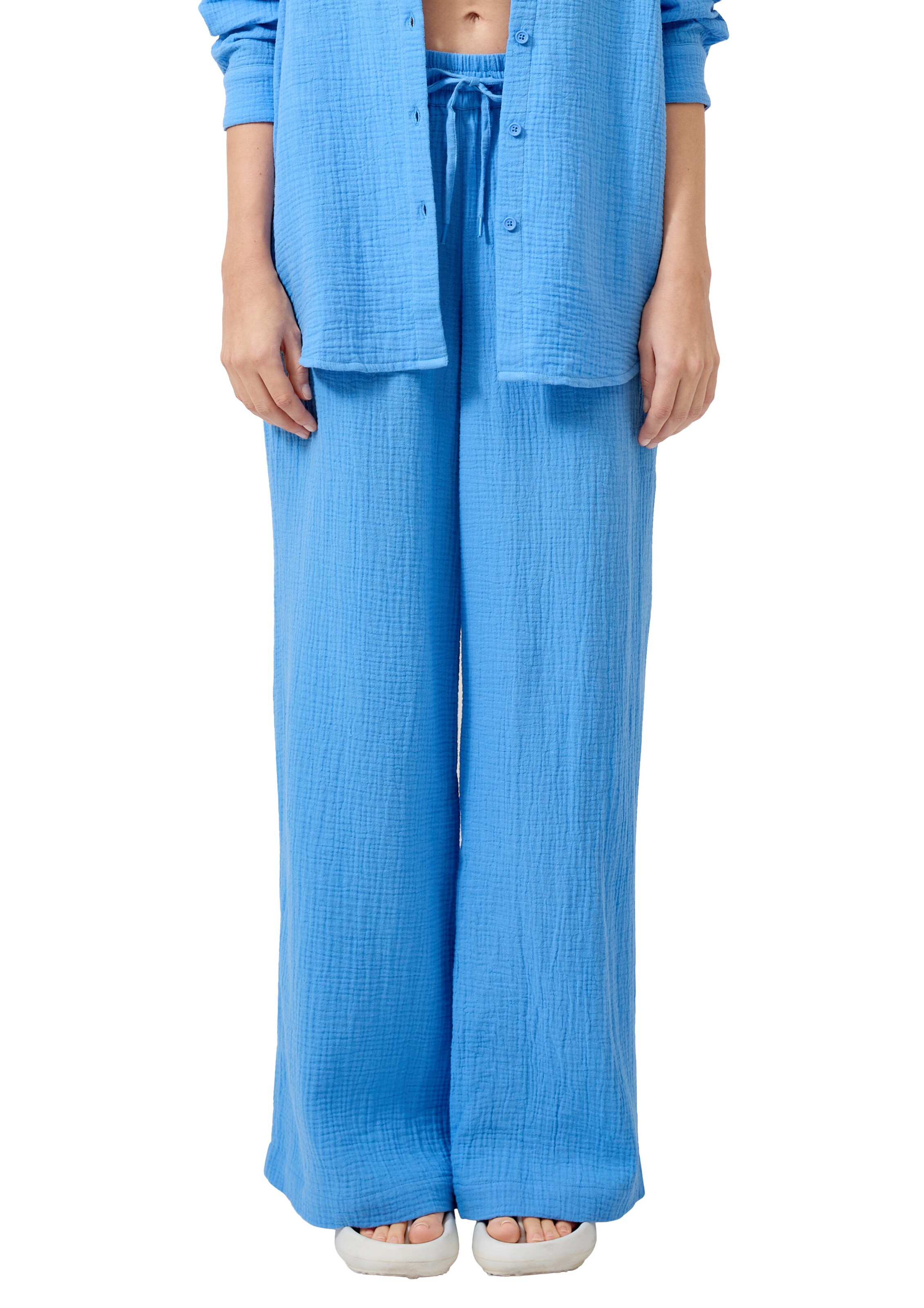 QS Wide leg Trousers in Blue