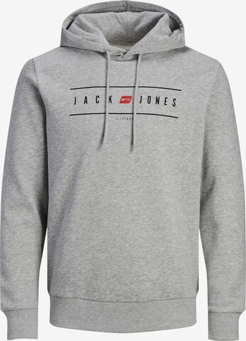 JACK & JONES Sweatshirt 'ELLIOT' in Grey: front