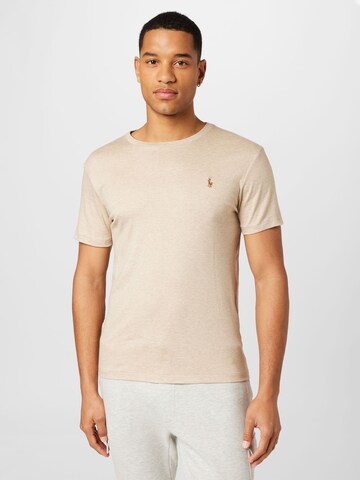 Polo Ralph Lauren - Regular Fit Camisa em bege: frente