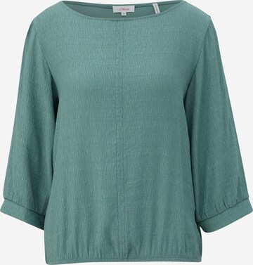 s.Oliver Blouse in Groen: voorkant