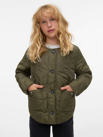 Vero Moda Girl - Chaqueta de entretiempo 'VMMillie' en verde: frente