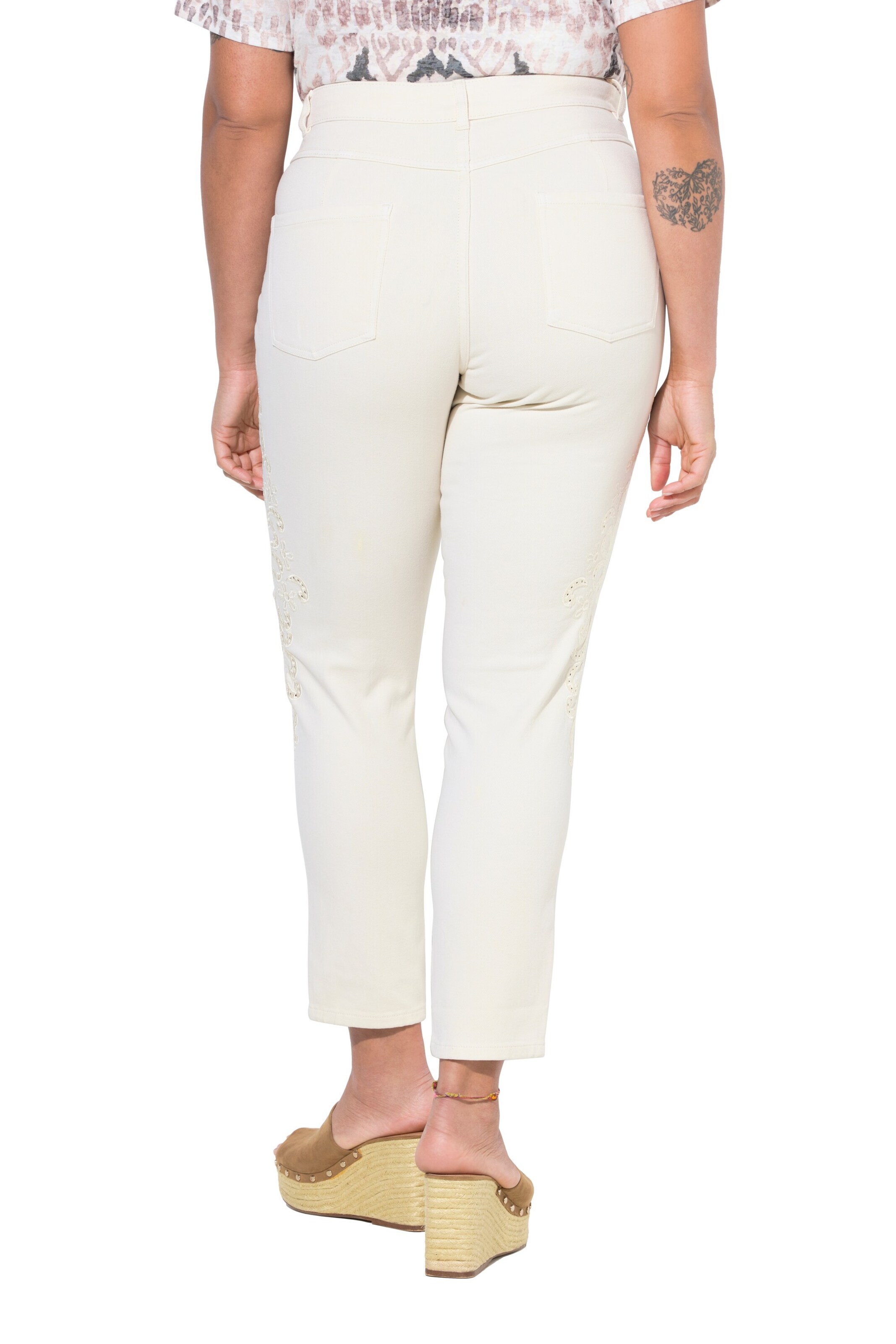 MIAMODA Slim fit Jeans in White