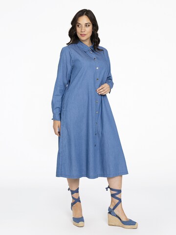 YOEK Shirt dress in Blue