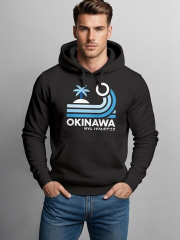 Neverless Sweatshirt 'Okinawa Sunrise' in Black