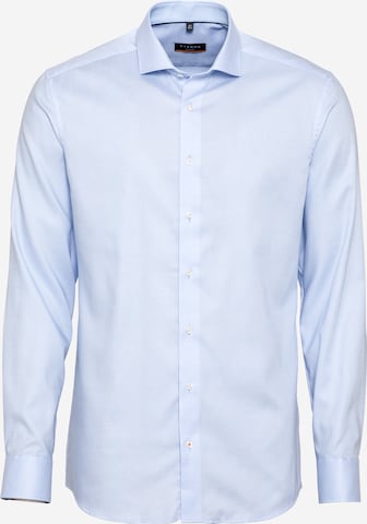 ETERNA - Ajuste estrecho Camisa en azul: frente