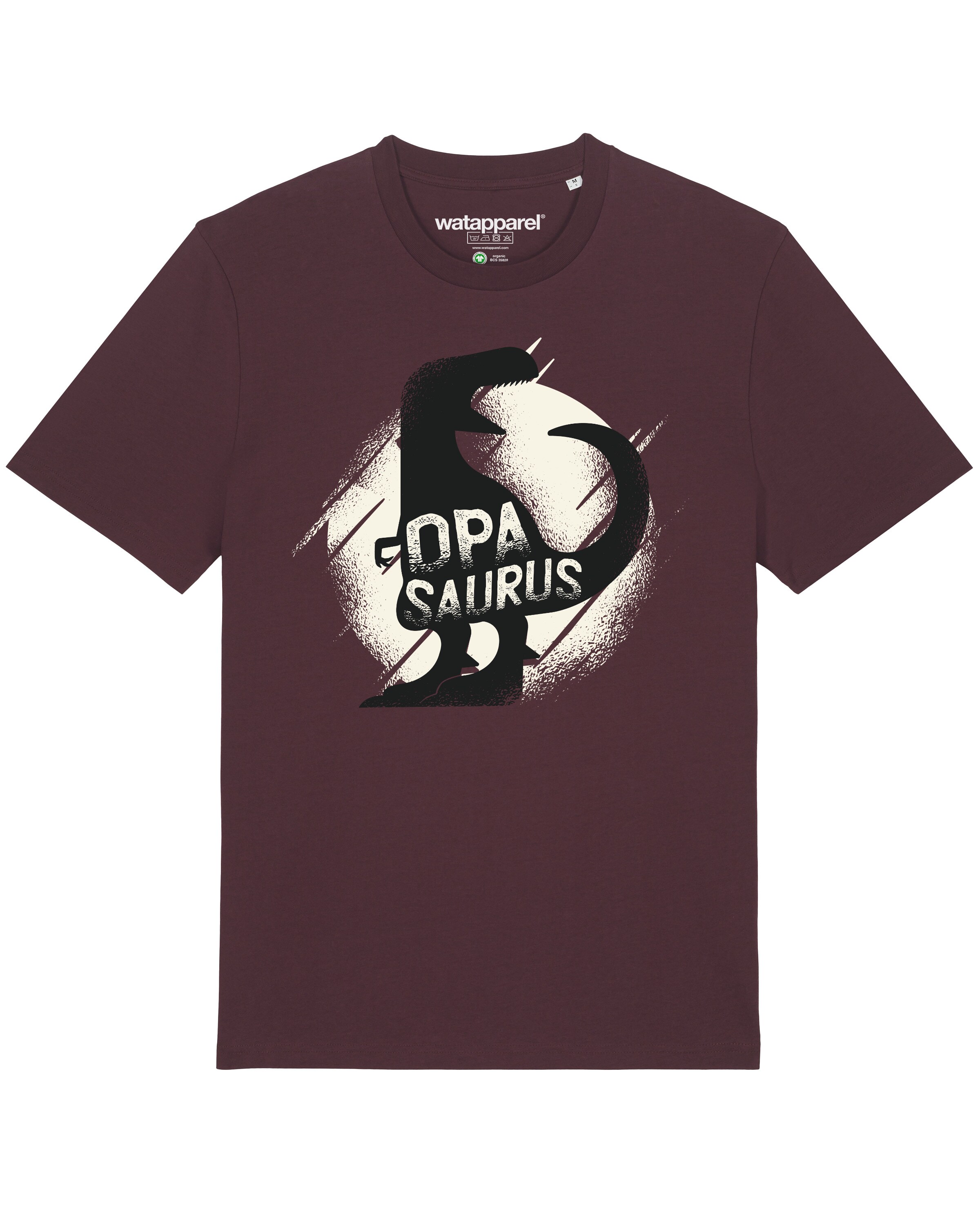 T-Shirt ' Opasaurus ' Watapparel en rouge : devant
