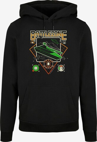 F4NT4STIC Sweatshirt 'BATTLEZONE' in Zwart: voorkant