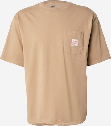 LEVI'S ® Bluser & t-shirts 'Workwear Tee' i brun: forside