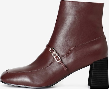 Stivaletto di CAFè NOIR in rosso: frontale