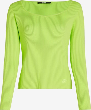 Karl Lagerfeld Shirt in Groen: voorkant