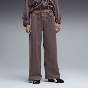 PUMA Regular Hose 'T7' in Braun: Vorderseite