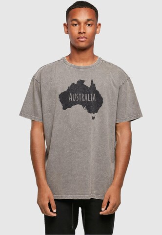 Merchcode Shirt in Grijs: voorkant
