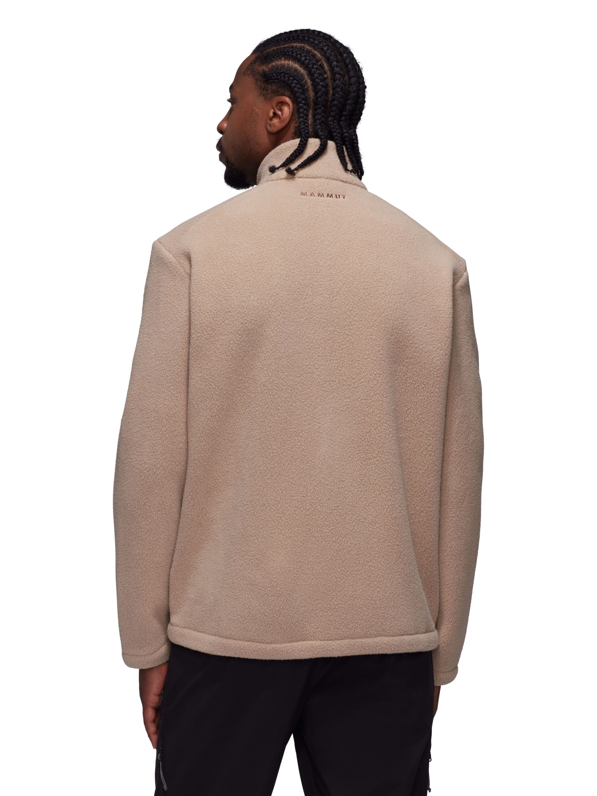 MAMMUT Athletic Fleece Jacket in Beige