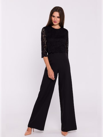 Stylove - Jumpsuit en negro: frente