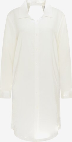 Robe-chemise RISA en blanc : devant