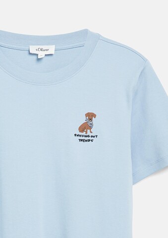 s.Oliver T-Shirt in Blau