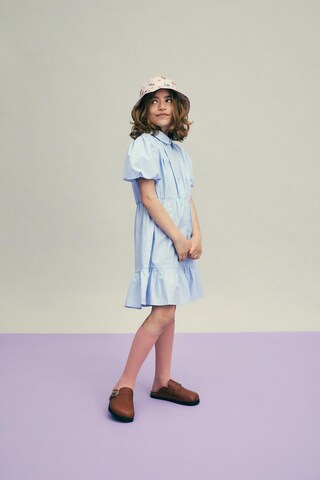 Pieces Kids Dress 'Puff' in Blue