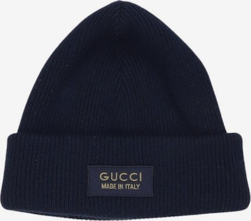 Gucci Hut oder Mütze L in Blau: Vorderseite