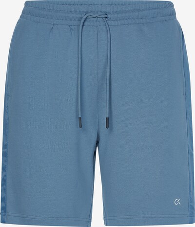 Calvin Klein Performance Pantalon de sport en bleu fumé / blanc, Vue avec produit