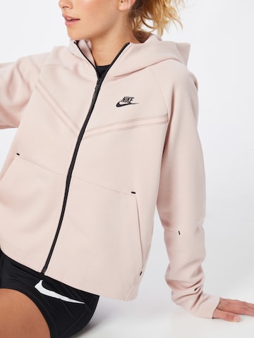Nike Sportswear Sweat jacket in Pink