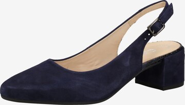 GABOR Slingback Pumps in Blue: front