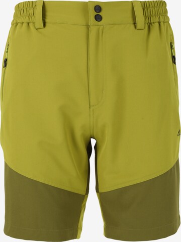 Whistler Regular Workout Pants 'AVIAN' in Green: front