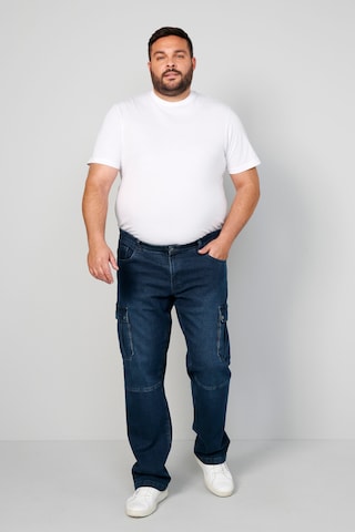 Men Plus Regular Jeans in Blau